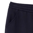 thumbnail image 2 of Men's Classic Jogger Sweatpants Elastic Drawstring Waist Solid Color Soft Casual Trousers with pocketsFor Walking Workout LoungeWear Black L, 2 of 4
