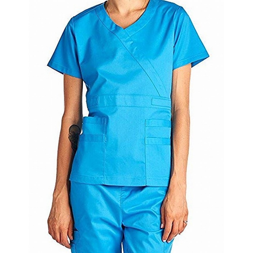 Dagacci Tops & Blouses Womens Medium Medical Uniform Scrub VNeck Top M