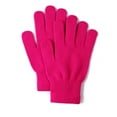 thumbnail image 2 of Winter Magic Gloves for Adults, Pairs of Stretchy Knit Warm Gloves for Men, Women(Hot Pink), 2 of 3