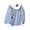 Light Blue, variant on Jean Jacket Fake Two Piece Hooded Contrast Color Streetwear Spring Autumn Loose Single Breasted Outerwear Coat for Outdoor
