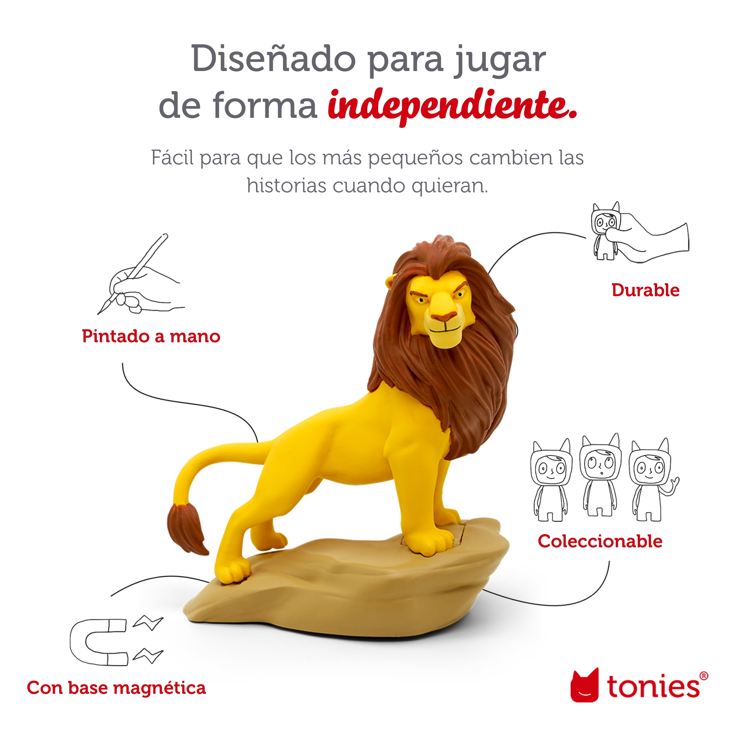tonies Disney The Lion King Audio Play Figurine (Spanish)