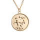 thumbnail image 1 of Collar para Mujer de Horóscopo LuckyLy, Acero Inoxidable con Baño de Oro 18k y Dije de Signo Zodiacal, Modelo Astra dorado UNITALLA, 1 of 8