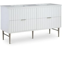 Meridian Furniture Modernist White Bathroom Vanity