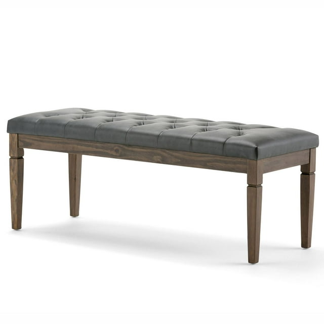 WyndenHall Hopewell Tufted Ottoman Bench