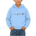 thumbnail image 4 of Nugftut Boys Sweatshirts Graphic Print Pullover Hoodies for Kids Casual Hooded Sweatshirts Size 9-10, 4 of 8