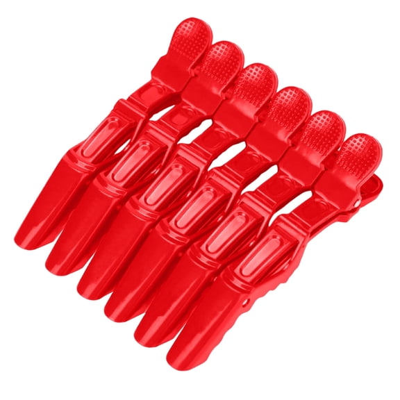 6 Pack Hair Styling Clips Strong Hold Design Salon Quality Barrettes For Women And Girls