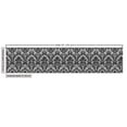 thumbnail image 2 of Baroque Sofa Upholstery Fabric by the Yard, Vintage Lace Style Pattern of Antique Victorian Motifs Renaissance Influences, Decorative Fabric for DIY & Home Accents, 3 Yards, Black White by Ambesonne, 2 of 4