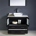 thumbnail image 5 of Fresca Torino 36" Espresso Modern Bathroom Vanity with Vessel Sink, 5 of 7