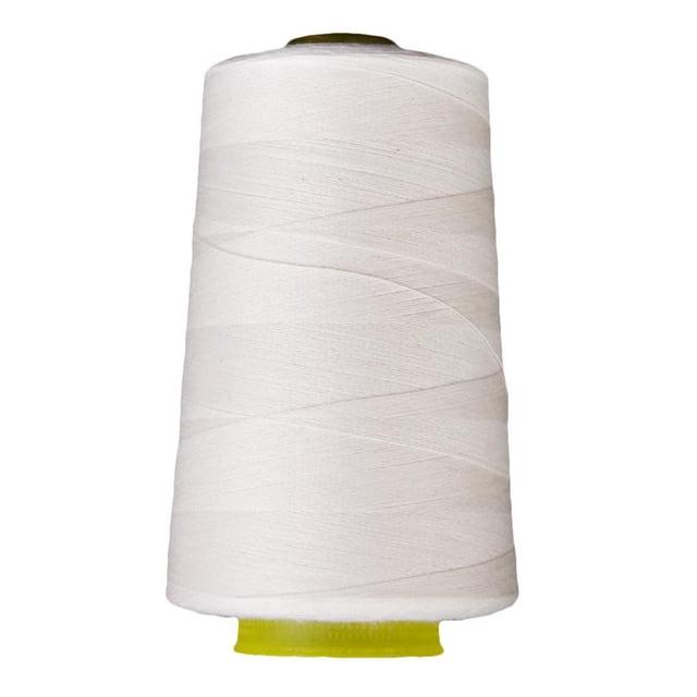 kurtrusly 1/2/3/5 Spool of Polyester Sewing Thread for Sewing Machine 40S/2 Unbleached White Style A 1 Pc