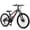Black, variant on Glerc Skyline 24 Inch Kids Mountain Bike for Boys Girls 10 11 12 13 14 Years Old, 21-Speed Kid Bicycle with Front Suspension & Dual Disc Brakes & Rugged Frame, Black