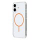 thumbnail image 4 of For iPhone 16 Plus Magnetic Case Acrylic TPU Clear Phone Back Cover - Green, 4 of 5