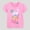 Pink, variant on Spazoro Children's Boys Girls Shirts Tee, Short Sleeve Graphic T-Shirts Crew Neck Dinosaur Print Casual Summer Tops for Unisex Pink Size 2 T