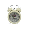 thumbnail image 1 of Naiovety Reloj despertador de Metal con doble campana, luz nocturna silenciosa para el hogar, redondo, Vintage, de escritorio, ruidoso, hogar, cocina, Electrodomésticos Beige Naiovety HA082568-03, 1 of 6