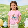 thumbnail image 6 of LRen Easter T Shirt Boys Bunny Rabbit Graphic T-Shirt Cotton Short Sleeve Easter Egg Letter Print Tops for Boys Kids Toddler Tees Clothes Summer Tops, 6 of 8