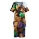 thumbnail image 3 of Un tazón de Capt. Crunch con Crunchberries. Vestido holgado con bolsillos. Vestidos africanos para mujer. Vestidos de cóctel., 3 of 6