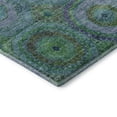 thumbnail image 3 of Addison Rugs Mayfield Premium Machine Washable Transitional Panel Teal Rectangle Rug, 10' X 14' Machine Washable Transitional Panel Teal Oversized Sherpa Throw Blanket, 3 of 6