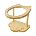 thumbnail image 5 of Raised Pet Bowls Wood Stand Pet Feeder Waterer Rack Single Wooden Pet Supplies Elevated Cat Bowls Stand Small Dog Bowls Stand for for Indoor A, 5 of 9