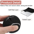 thumbnail image 3 of Uxcell 4 Pcs Pelotas de Tenis Precutadas para Andadores Accesorios de Deslizamiento Universales Negras, 3 of 6