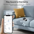 thumbnail image 3 of 2 Pack Tracker Tag [Apple MFi Certified] Pair with Apple Find My(iOS Only) Air Bluetooth Smart Tag Key Finder Item Locator Waterproof Worldwide Tracking Device for Kid Pet Wallet Backpack Dog Luggage, 3 of 5