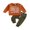 Orange, variant on LMLYSoH Toddler Boys Thanksgiving Outfits Letter Print Long Sleeve Sweatshirts and Solid Color Long Pants 2Pcs Fall Clothes Set