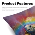 thumbnail image 2 of Turtle Covers Pillows Set of 2 with Unique Patterns, Throw Pillow Inserts for Bed or Couch, Available in 16x16, 18x18, 20x20 Inches for Any Occasion, 2 of 6