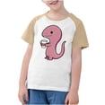 thumbnail image 4 of RXIRUCGD 2025 Vêtements d'Été pour Enfants Tout-Petits Garçons Filles Mode Mignon Col Rond Imprimé Manches Courtes Haut, 4 of 7