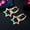 Multicolor, variant on Multicolor Gold Color CZ Star Hoop Earrings for Women Korean Punk Party Jewelry