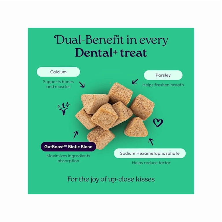 WellJoy Dual-Benefit Dental+ GutBoost Cat Treats, 3.2 oz photo 2
