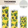 thumbnail image 4 of Green Lime Slices Yellow Pattern Kitchen Rugs Sets Of 3,Kitchen Runner Rugs Non Skid Washable,Decorative Kitchen Floor Mats for Kitchen,Sink,Laundry,17"x30"+ 17"x47" + 17"x59", 4 of 6