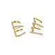 thumbnail image 1 of Guardurnaity Pendientes de estilo vintage para mujer que añaden un toque elegante para lucir fáciles de usar. Versatilidad de pendientes de garra. Ropa, zapatos y accesorios Miscelánea dorado, 1 of 6