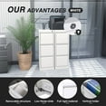 thumbnail image 5 of Open Box AOBABO 3 Drawer Metal File Cabinet w/Lock for Home & Office, White, 5 of 12