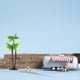 thumbnail image 5 of 5 PCS Modelo de hermanamiento Coconut Trees Park Street Diseño del paisaje Diorama Paisaje en miniatura Paisaje (13cm), 5 of 5