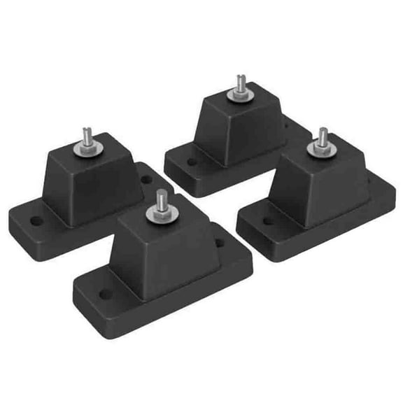 4Pc Vibration Pads Air Conditioner Outdoor Unit Mount Shock Absorbing Silent Anti Vibration Pad For Air Conditioner Outdoor Unit