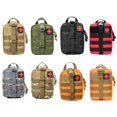 thumbnail image 5 of Botiquín de primeros auxilios de viaje (rojo), bolsa EDC multifuncional, botiquín de primeros auxilios suave, velcro, botiquín médico táctico para actividades al aire libre, 5 of 5