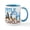 White/Blue Inside, variant on CafePress - Summer Myrtle Beach South Carolina Mugs - 11 oz Ceramic Mug - Novelty Coffee Tea Cup