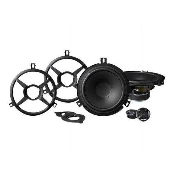 Alpine SPV-65X-WRA 2-Way Speaker System for 2007-2018 Jeep Wrangler JK