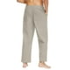 thumbnail image 5 of Pantalones Para Hombres Pantalones de Lino de Algodón Pantalones de Salón Pantalones de Panel de Bolsillo Con Cintura Elástica Sólida Odeerbi ODB174999, 5 of 5