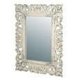thumbnail image 2 of CC Home Furnishings Antique Style Framed Rectangular Wall Mirror - 54.25" - White, 2 of 4