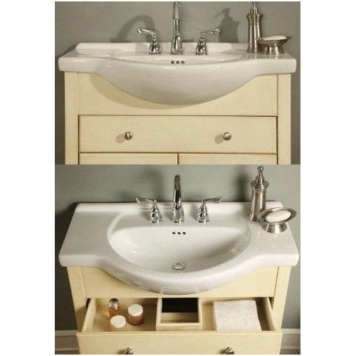 Empire Industries Windsor 38 Narrow Depth Bathroom Vanity Base Com - Narrow Depth Bathroom Sinks