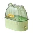 thumbnail image 3 of Outoloxit Automatic Shut-Off Egg Cooker Steamer for 2 Eggs, Portable Mini Breakfast Machine for Home, Dorm, Office & Travel, 360° Rapid Even Heating Egg Maker, 3 of 8