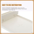 thumbnail image 2 of OULII Speaker Stand Plastic Holder in White for Wall Mount and Electronics Organization, 2 of 8