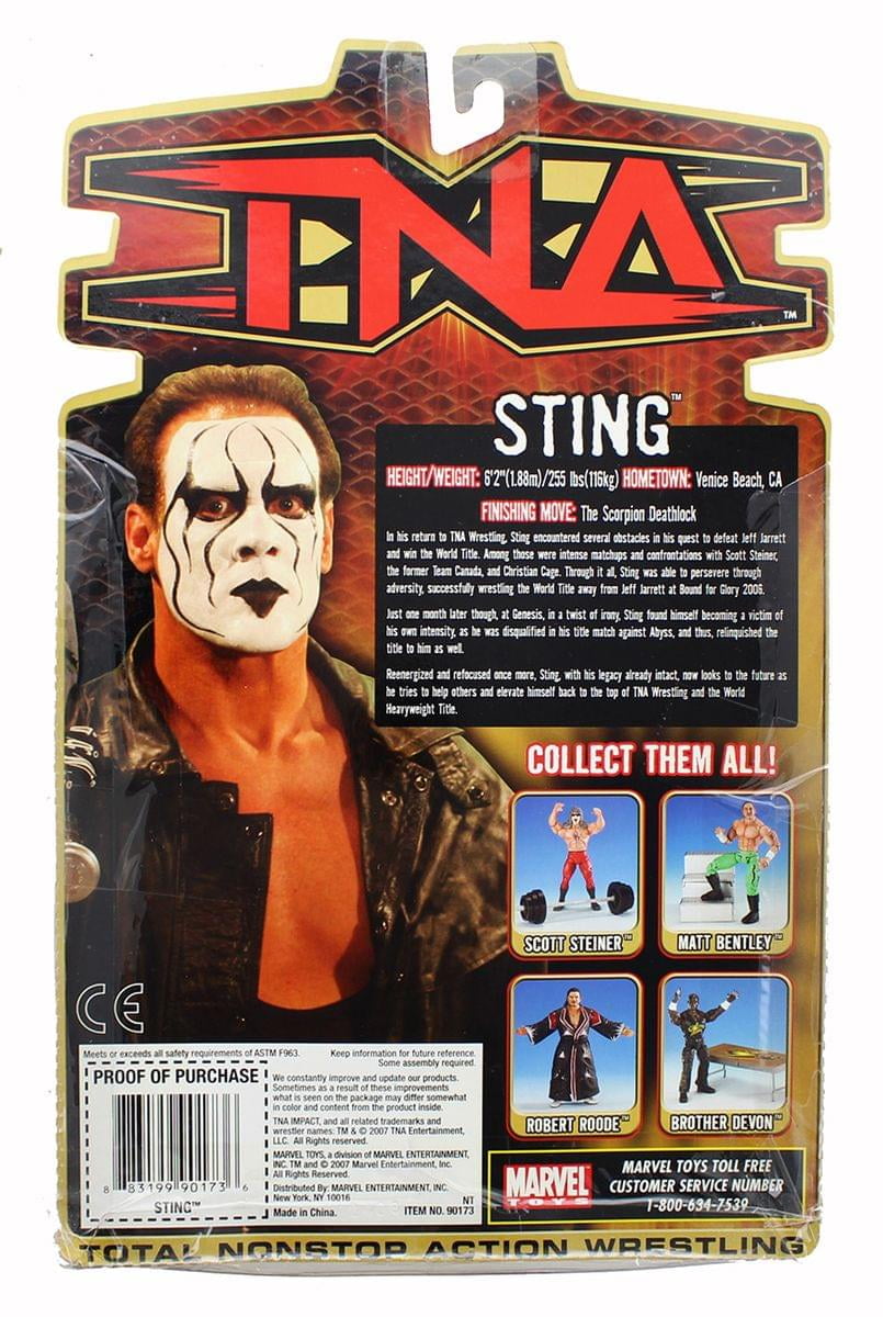 TNA Wrestling Series 7 Sting Action Figure - Walmart.com