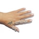 thumbnail image 1 of GOOHOCHY Anillos ajustables para nudillos, varios dedos, juego de cristales, joyería de moda para mujer (plata), 1 of 8