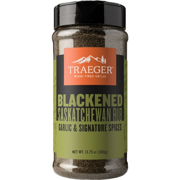 Traeger Pellet Grills Blackened Saskatchewan Rub, Mixed Spices and Seasonings, 13.75 oz