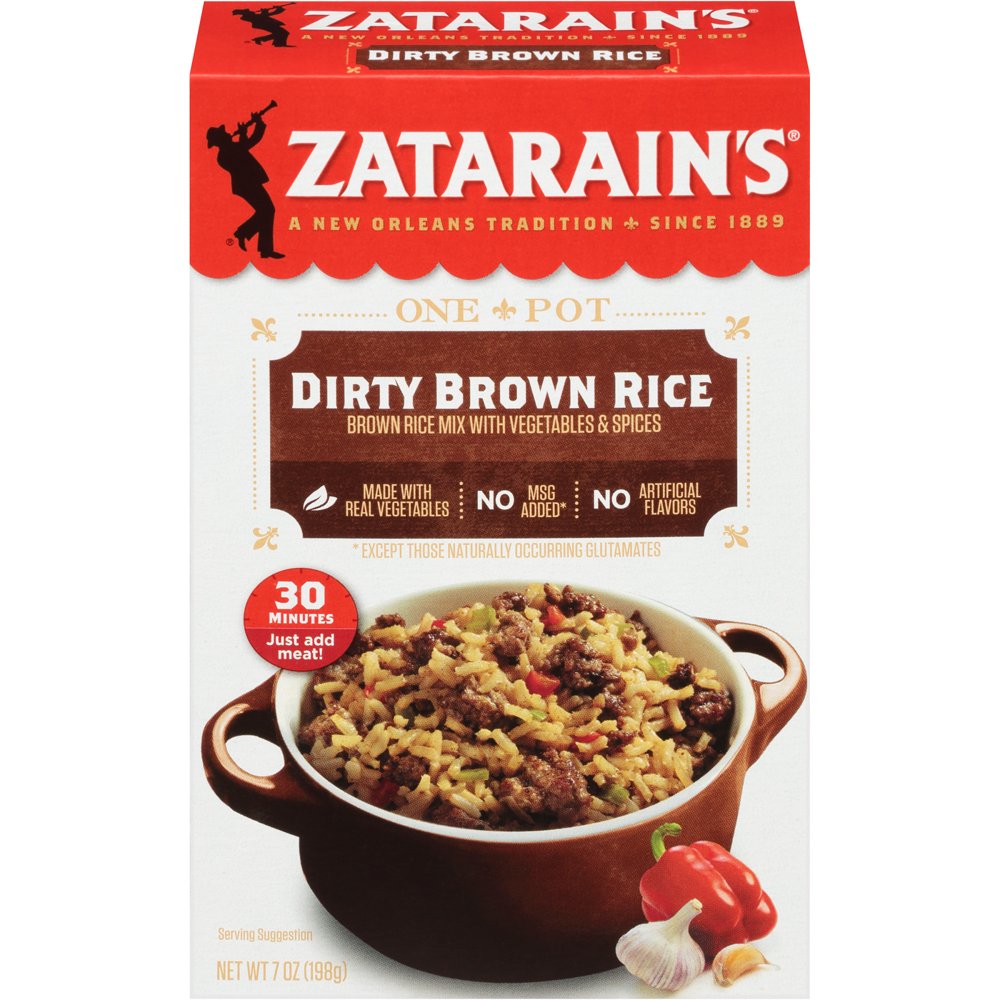 Zatarain's Dirty Brown Rice Mix, 7 oz