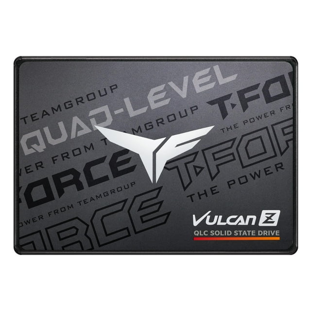 Teamgroup T-Force Vulcan Z 1Tb Slc Cache 3D Nand Qlc Unidad de estado sólido interna Sata Iii de 2,5 pulgadas Ssd (velocidad R/W hasta 550/500 Mb/S) T253Ty001T0C101