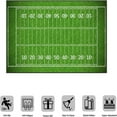 thumbnail image 2 of kjfeif Soccer Area Rug Football Field Carpet Non Slip Floor Mat Football Stadium Green Painted Line Playmat Runner Rug for Living Room Bedroom 39.37*78.74'', 2 of 9