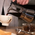 thumbnail image 5 of London Sip Stainless Steel Espresso Maker 3-cup, Glass, 5 of 6