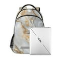 thumbnail image 6 of ALAZA White Gold Marble Backpack Elementary School Bag Bookbag Travel Rucksack, 6 of 7
