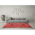thumbnail image 3 of Ahgly Company Machine Washable Indoor Rectangle Medallion Red Traditional Area Rugs, 2' x 5', 3 of 4